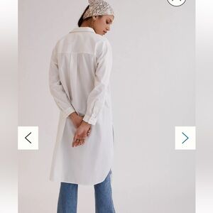 Maeve Maxi Tunic Poplin Buttondown